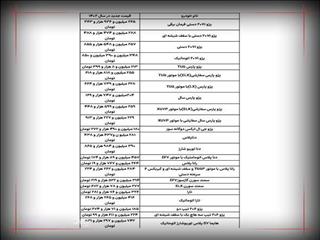 قیمت جدید خودروهای ایران خودرو ابلاغ شد