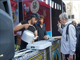 خدمت‌رسانی شرکت ملی مس به زائران خارجی در مرز ریمدان سیستان و بلوچستان