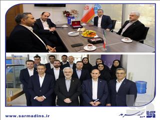 تقدیر مدیر شعب بانک صادرات استان خراسان رضوی از بهبود خدمات و عملکرد بیمه سرمد در بازدید از شعبه مشهد