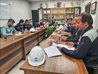 مانور مشترک پدافند غیرعامل و مدیریت بحران ذوب‌آهن با آتش نشانی‌های منطقه