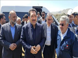 بازدید وزیر صنعت، معدن و تجارت از پروژه‌های صبانور در کردستان