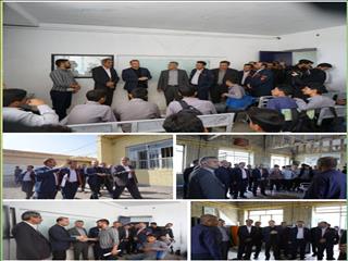 بازدید مدیرعامل شرکت ملی مس از هنرستان جوار کارخانه‌ای شهربابک