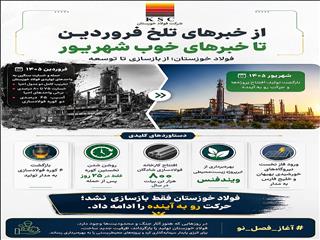 فولاد خوزستان؛ از خبرهای تلخ فروردین تا خبرهای خوب شهریور